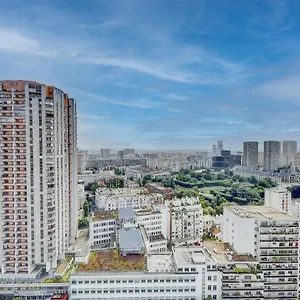 Place D'italie Superbe Vue Appartamento Parigi
